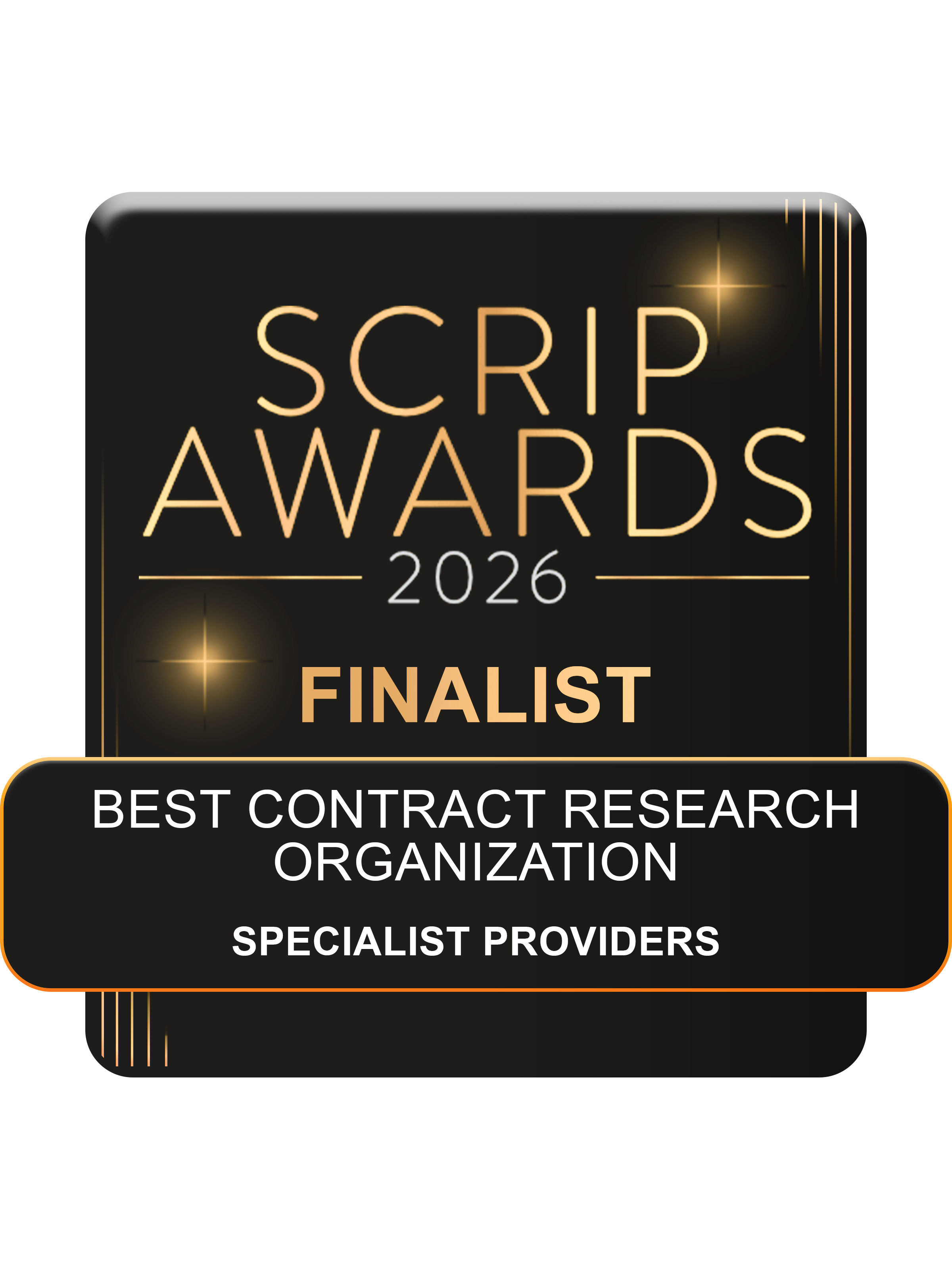 Allucent finalist for Best Contract Research Organization - Specialist Providers at the 2026 Scrip Awards